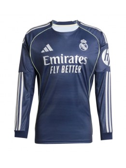 Billige Real Madrid Bortedrakt 2025-26 Langermet